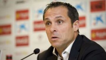 Sergi, en rueda de prensa.