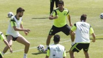 Diego Costa se entrena con España desde el primer día