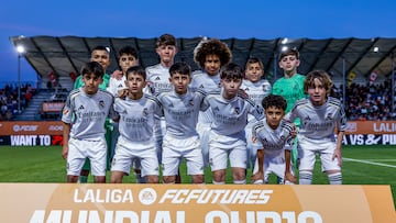 25/03/26 FUTBOL BASE CANTERA
PRESENTACION LA LIGA FC FUTURES MUNDIAL SUB12 SUB 12
REAL MADRID - WAC
FORMACION EQUIPO