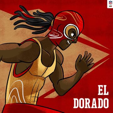 Así se ven los 32 equipos al estilo de la lucha libre mexicana