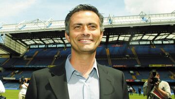 El portugués, en 2004, su primer año en el Chelsea.