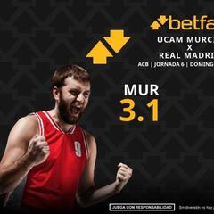 UCAM Murcia vs. Real Madrid: horario, TV, pronósticos, estadísticas y clasificación