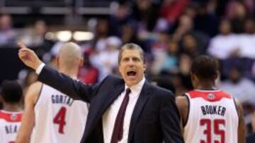 Randy Wittman, durante un partido esta &uacute;ltima temporada.