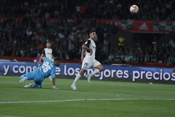 Hugo Duro empató el partido al anotar el 1-1.