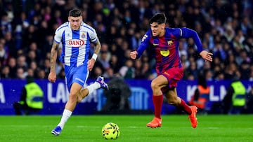 03/01/26 PARTIDO PRIMERA DIVISION
RCD ESPANYOL - FC BARCELONA
ROBERTO (9) RCD ESPANYOL
GERARD MARTIN (18) FC BARCELONA
