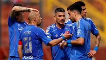 Futbol, Colo Colo vs Universidad de Chile.
Supercopa 2025
Los jugadores de Universidad de Chile son fotografiados durante el partido por la Supercopa 2025 contra Colo Colo disputado en el estadio Santa Laura de Santiago, Chile.
14/09/2025
Andres Pina/Photosport
Football, Colo Colo vs Universidad de Chile.
2025 Supercopa
Universidad de Chile’s players are pictured during the Supercopa 2025 match against Colo Colo at the Santa Laura stadium in Santiago, Chile.
14/09/2025
Andres Pina/Photosport