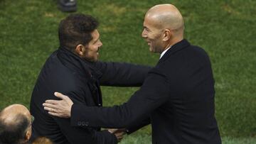 Simeone y Zidane.