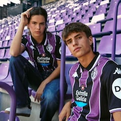 La segunda equipación del Real Valladolid echa la vista atrás