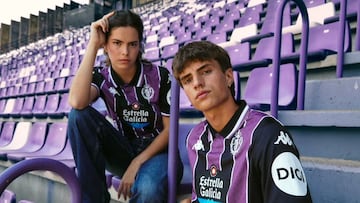 Así luce la segunda indumentaria del Real Valladolid.