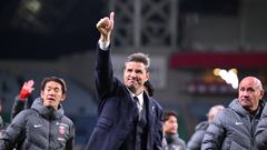 El entrenador español Ricardo Rodríguez, durante su etapa como entrenador de Urawa.