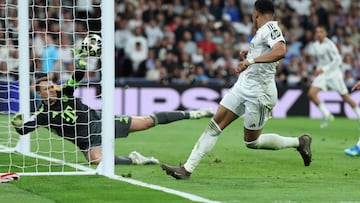 Mbappé marcó así el 1-2.