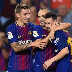 El Barça aburre, pero no falla