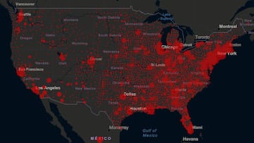 Estados Unidos registró uno de los días con menos casos nuevos al confirmar 13,491, con lo que se acercan a 950 mil infectados. Nueva York se mantiene como el epicentro.