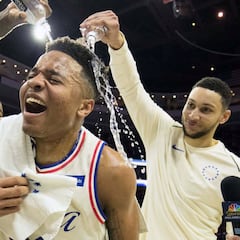 Fultz (13+10+10) bate el récord de Lonzo y los Sixers hacen historia