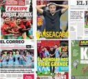 La eliminación de España protagonista en las portadas