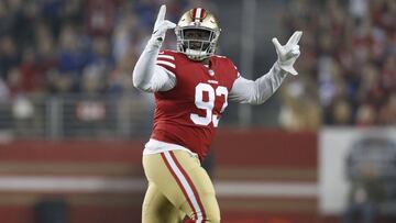 El tackle defensivo tuvo dos motivos para festejar este lunes. Adem&aacute;s de apalear a Browns en Levi&#039;s Stadium, se comprometi&oacute; en el mismo recinto.