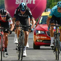 Froome y Porte golpean a Contador en la montaña