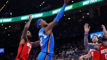 On Opening Night, the Oklahoma City Thunder began the defense of its NBA championship by edging the Houston Rockets.