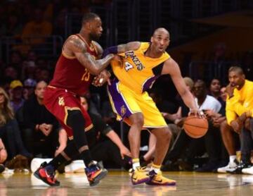 LeBron James y Kobe Bryant.