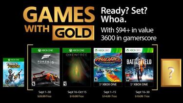 Los nuevos juegos Xbox Games With Gold ya disponibles