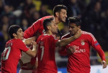 El Benfica de Portugal, donde juega el mexicano Raúl Jiménez es el 49 del mundo al sumar 6 mil 912 puntos.
