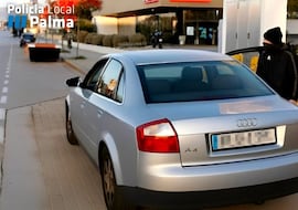 En la policía de Palma aún se están riendo: hay que ser muy bruto para hacer esto cuando la grúa se lleva el coche