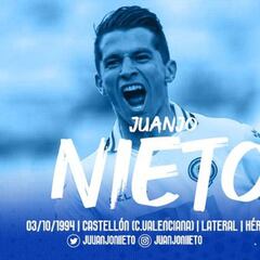 Juanjo Nieto llega para reforzar el lateral derecho del Oviedo