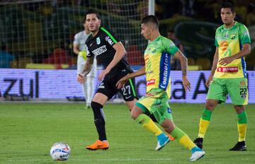 Huilenses y antioqueños no pudieron anotar en la ida de las semis de Liga Águila. Todo se definirá este sábado en Medellín.