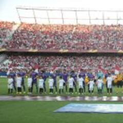 Sevilla-Fiorentina en imágenes