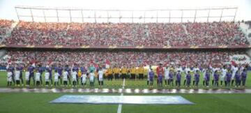 Sevilla-Fiorentina en imágenes