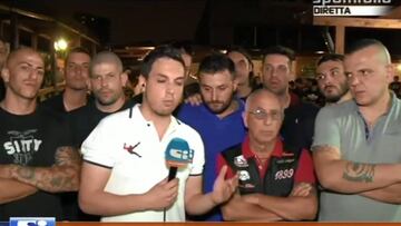 Los ultras del Milán se hartan de Donnarumma: ¡parecen Los Soprano!