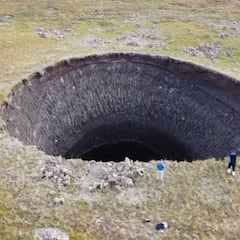 Los científicos revelan el secreto de los cráteres aparecidos en Siberia