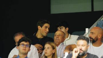 Jesús Vázquez, en Mestalla.