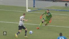 Ospina vs Kulusevski en el Napoli Juventus