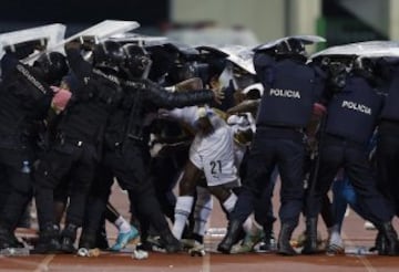 Incidentes en la segunda semifinal de la Copa de África entre Guinea Ecuatorial y Ghana.