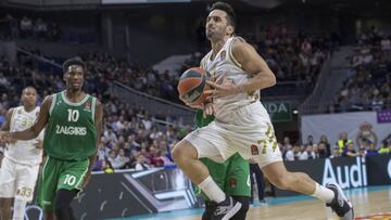Facundo Campazzo, contra el Zalgiris Kaunas.