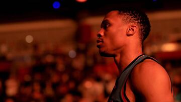 Russell Westbrrok, antes de firmar su trigésimo triple-doble en 2016.