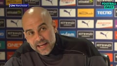 "¿Crees que les puedan meter 9 goles?": atentos al regaño de Guardiola al periodista