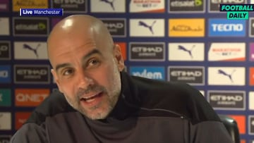 El enfado de Pep Guardiola: "¿Qué pregunta es esa?"