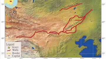 Ubicación del sistema de murallas medievales.