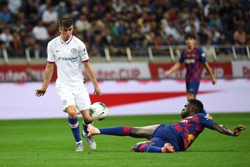 Mason Mount y Samuel Umtiti