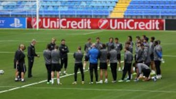 VETERAN&Iacute;A. Pelegrini cuenta con siete jugadores con gran experiencia en Champions.