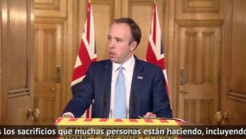 Rotundo mensaje del secretario de sanidad británico contra los jugadores de la Premier