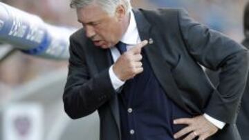 Carlo Ancelotti. en el Ciutat de Valencia.