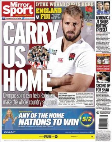 Portadas de la prensa deportiva