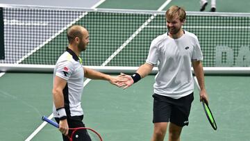 Krawietz y Puetz, dupla alemana en la Copa Davis.