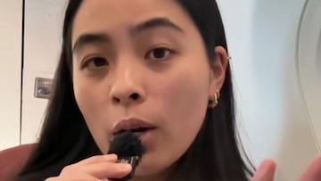 Irene, joven, enseña impactada la comida que le han dado en un vuelo Tenerife-Madrid: “Parece una cesta de Navidad”