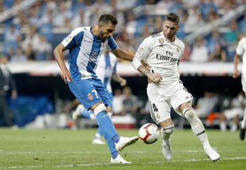 Borja Iglesias y Sergio Ramos.