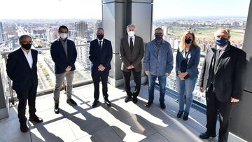 Reunión entre dirigentes de balonmano para ultimar los preparativos del Mundial 2021.