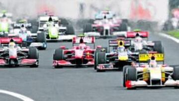 <b>BUENO PARA ARRANCAR. </b>El valor del KERS ha sido táctico porque permitía ganar plazas en las salidas, pero después se perdía por ritmo.